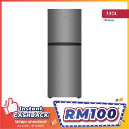  TCL 330Lit 2 Door top Mount Refrigerator(TRF330W)