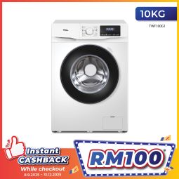 TCL 10.0Kg Front Loading Washer(TWF100G1)