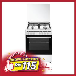 4 BURNERS FREE STANDING GAS COOKER (614GW)