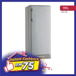 194L SINGLE DOOR DIRECT COOL REFRIGERATOR (SDF1190)
