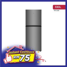  TCL 330Lit 2 Door top Mount Refrigerator(TRF330W)