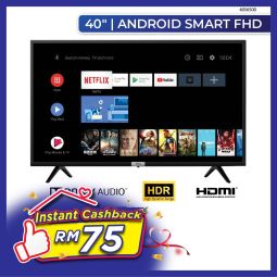 TCL 40" ANDROID SMART FULL HD TV (40S6500)