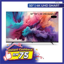 50&quot; PHILIPS 4K UHD Google TV + 120Hz (50P7330)