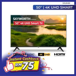 Skyworth 50” 4K UHD SMART TV (50SUE400)