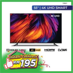 55" 4K UHD SMART TV (55K61)