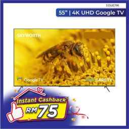 55“ SKYWORTH 4K UHD Google TV + 120Hz (55SUE790)