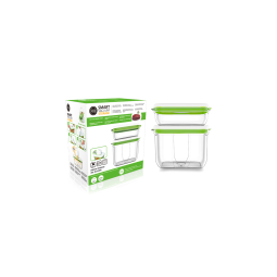 FOSA 2 Pcs Square Canister (RC) 1000ML/ 2300ML (BC23300)