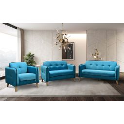 FULL FABRIC SOFA - BIRU5 (SF2885)