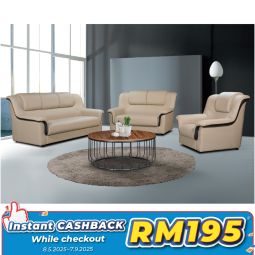 Casa Leather Sofa Set - MUNICH