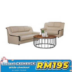 Casa Leather Sofa Set - MUNICHT
