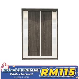 Sliding Door Wardrobe With Mirror (WDS57)