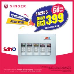 [PROMO] SAN’O 5-Stage UF Membrane Hydrogen-Rich Water Purification System (HA28)