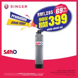 [PROMO] SAN’O Sand Media POE Water Filtration System PWF1044