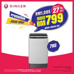 [PROMO] 7.0Kg Fully Automatic Washing Machine  (WT5371)