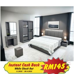 Bedroom Set with Mattress (BRN01A)