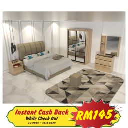 Bedroom Set with Mattress (BRN10H)
