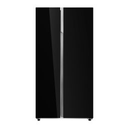 550L INVERTER SIDE BY SIDE GLASS DOOR REFRIGERATOR - Black (SBS550B)