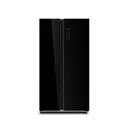 550L INVERTER SIDE BY SIDE GLASS DOOR REFRIGERATOR - Black (SBS550B)
