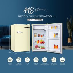 [PROMO] 100L SINGLE Retro Refrigerator Limited Edition (SDF100)