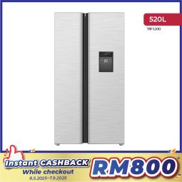 TCL 520Lit. Side by Side Refrigerator(TRF520D)