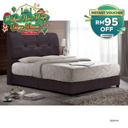 Queen Size Bed with Mattress (QBD01M)