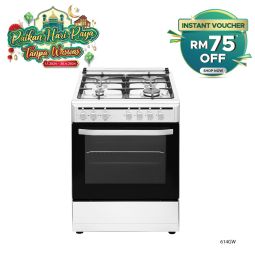 5 BURNERS FREE STANDING GAS COOKER (614GW)